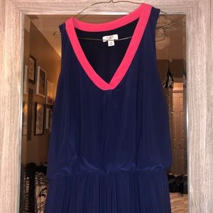 Navy and Pink Maxi